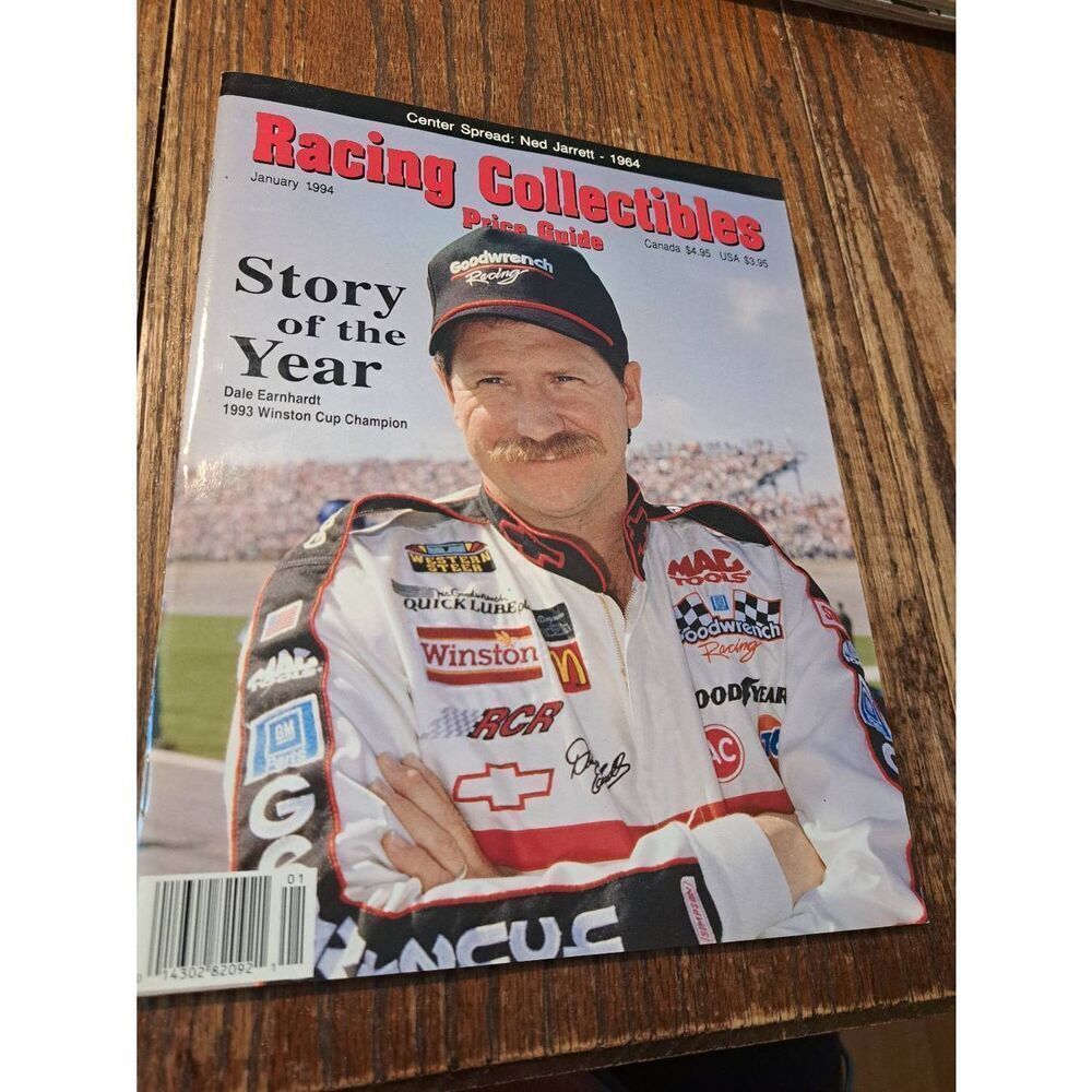 Vintage Jan 1994 SportStars Inc Racing Collectibles Price Guide Dale Earnhardt